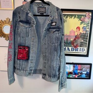 NWOT Jean Jacket Large Brooklyn Clothing